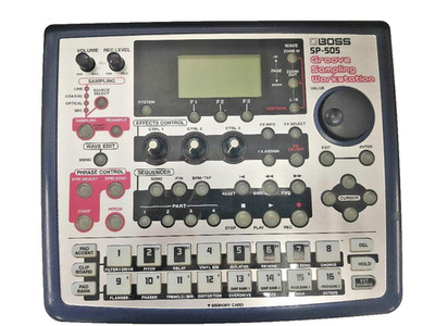 Boss SP-505 Groove Sampling Workstation with Power Supply Boss SP-505 Groove Sampling Workstation with Power Supply