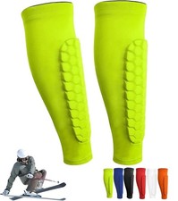 Soccer Shin Guards Shin Pads for Kids Youth Adult, Ski Shin Guards Calf Compr...