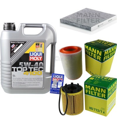 INSPEKTIONSKIT FILTER LIQUI MOLY ÖL 5L 5W-40 für Alfa Romeo Giulietta 940_ 1.4