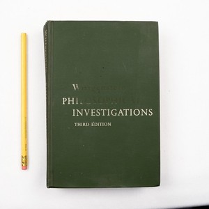Wittgenstein Philosophical Investigations | eBay
