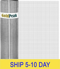 GoldPeak Hardware Cloth 1/4 inch 24 inch x 50 Foot 23 Gauge, Hot-dip Galvanized