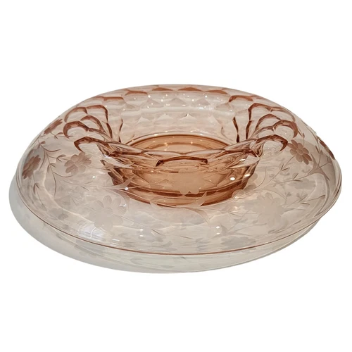 Duncan & Cambridge Georgian #103 Rolled Edge Bowl W/Unknown Engraving