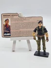 GI JOE ARAH 1985 FLINT V1 100% COMPLETE W/ PEACH FILE CARD  HASBRO VINTAGE