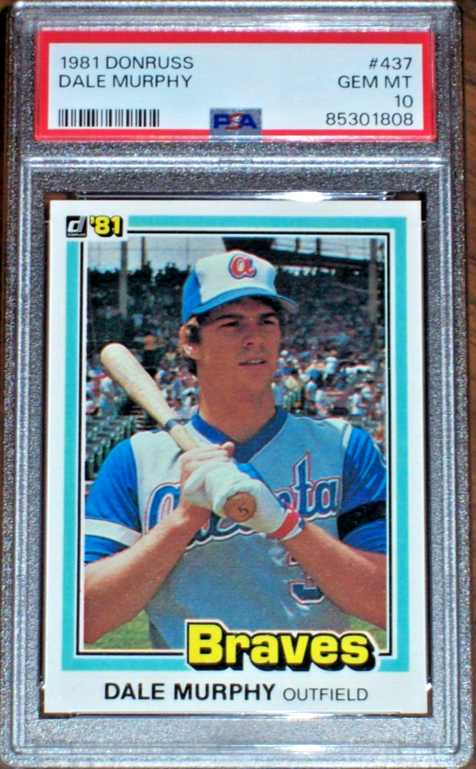 1981 Dale Murphy #437 Donruss PSA 10 Atlanta Braves
