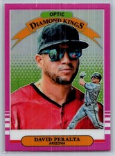 2019 panini donruss optic baseball david peralta diamond kings pink prizm #28