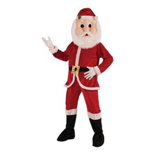 Dress up America Forum Novelties Men's Plush Santa Claus Mascot Costume