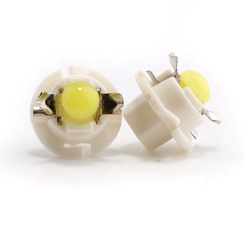 100Pcs T5 B8.4D COB 1-SMD LED Instrument Panel Lights Wedge Car Dashboard Bulb - Picture 7 of 19