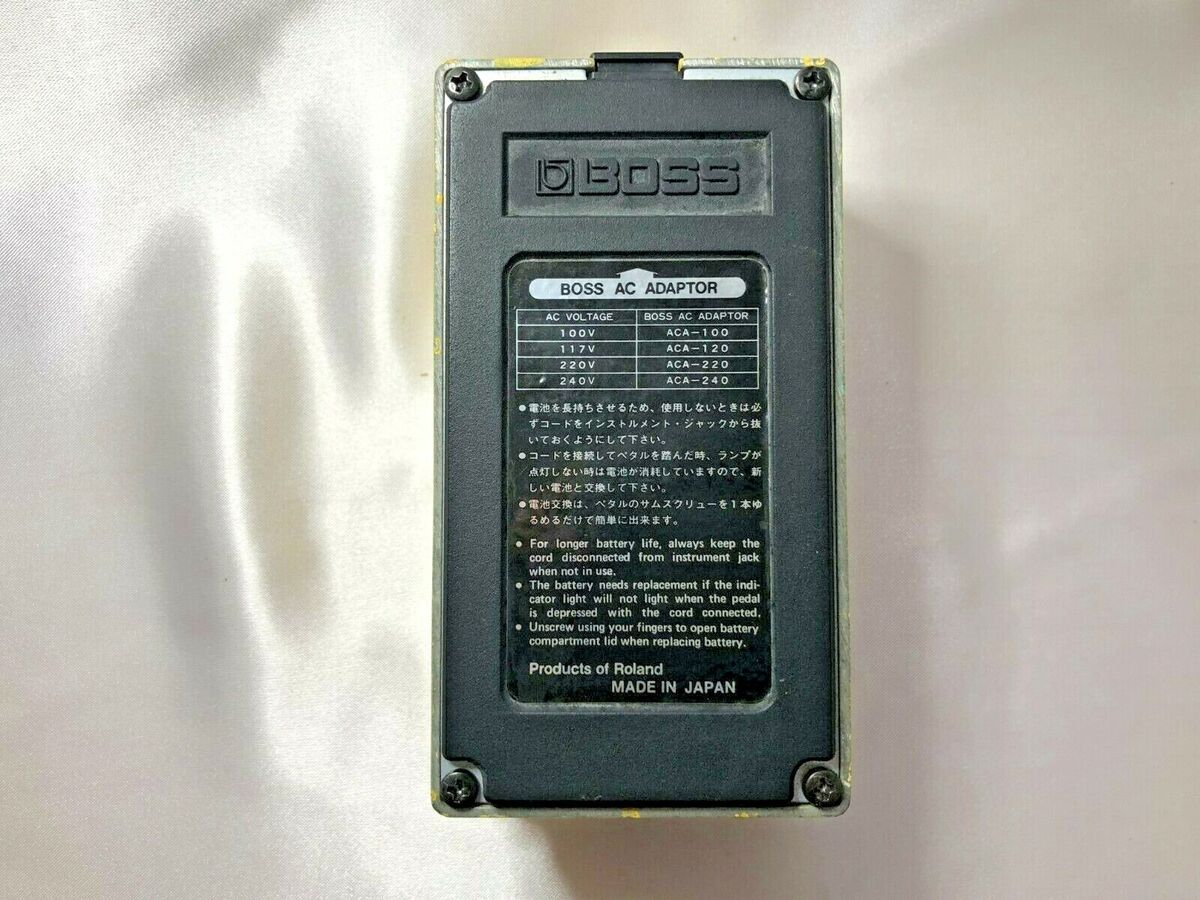 BOSS OD-1 Overdrive 1982 Vintage Guitar Pedal W/Box Made in BOSS OD-1 Overdrive 1982 Vintage Guitar Pedal W/Box Made in