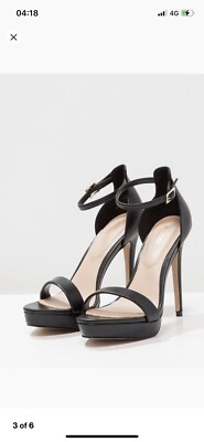 Aldo Madalene High Heel Sandals Black UK