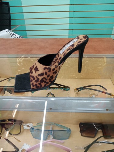 Cape Robbin Tristen Sexy Stiletto High Heels Square Toe Size 8 Leopard cheetah - Picture 4 of 10
