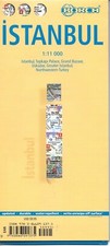 Map of Istanbul, Turkey, by Borch (Folded & Laminated)