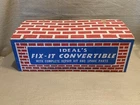 Vintage 1950/60'S Ideal's Fix-It Convertible Blue Car W/ Accessories In Box!!