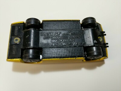 Matchbox Lamborghini Countach 1973 ミニカー 1973 LESNEY MATCHBOX No.27 LAMBORGHINI COUNTACH YELLOW #3