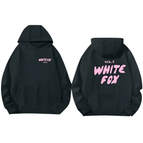 Women Girls Black ⭐Fox ⭐Hoodie Hooded Sweatshirt Pullover Casual Sports Tops - Picture 11 of 31