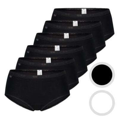 6er Spar-Pack - Sloggi - Basic+ - Damen - Midi-Slip - hoher Baumwollanteil