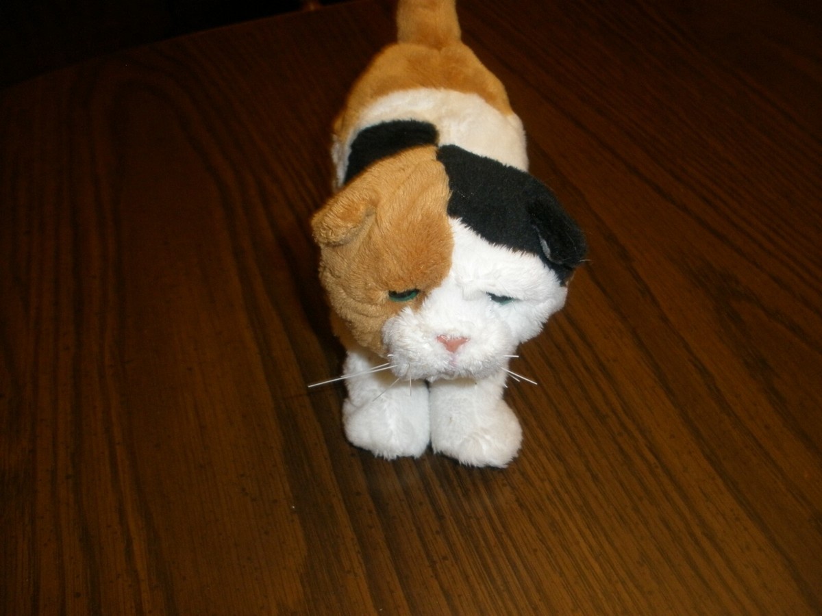 Newborn Calico Kitten Cat Baby Toy Hasbro Furreal Friends 2009