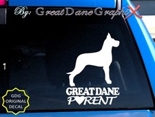 Great Dane PARENT S  2 - Vinyl Decal Sticker / Color Choice - HIGH QUALITY