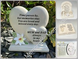 mum and dad memorial photo frame