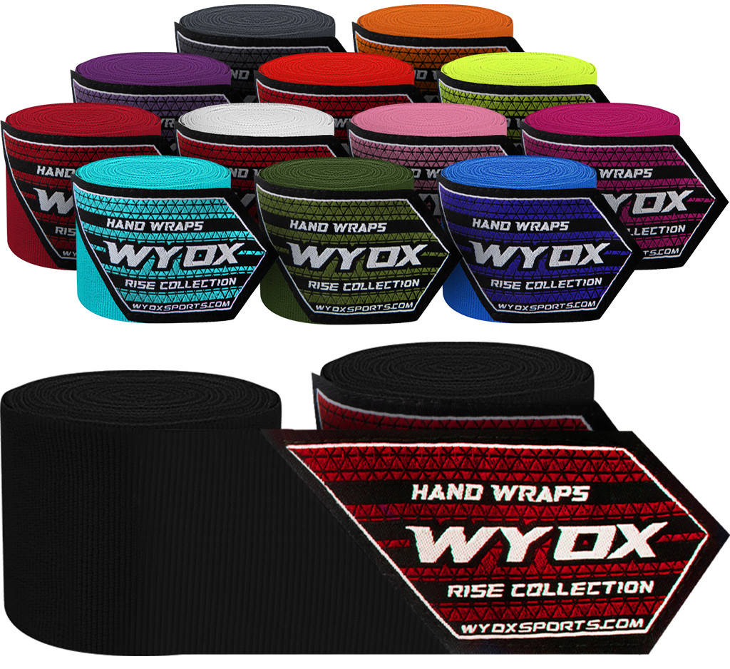 WYOX Boxing Hand Wraps 180" ,Boxing Bandages, Quick Hand Boxing Wraps Muay Thai