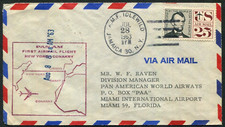USA - First Airmail Flight New York to Conakry 1963