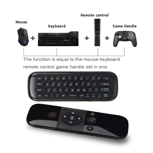 M8 Google Voice Control Air Mouse 2.4G USB Keyboard IR Remote for TV Box HDTV PC - Picture 5 of 7