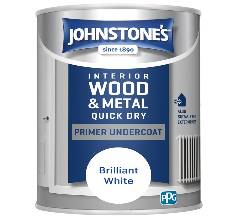 Johnstones Paint Quick Dry Primer Undercoat 750Ml - Image 4