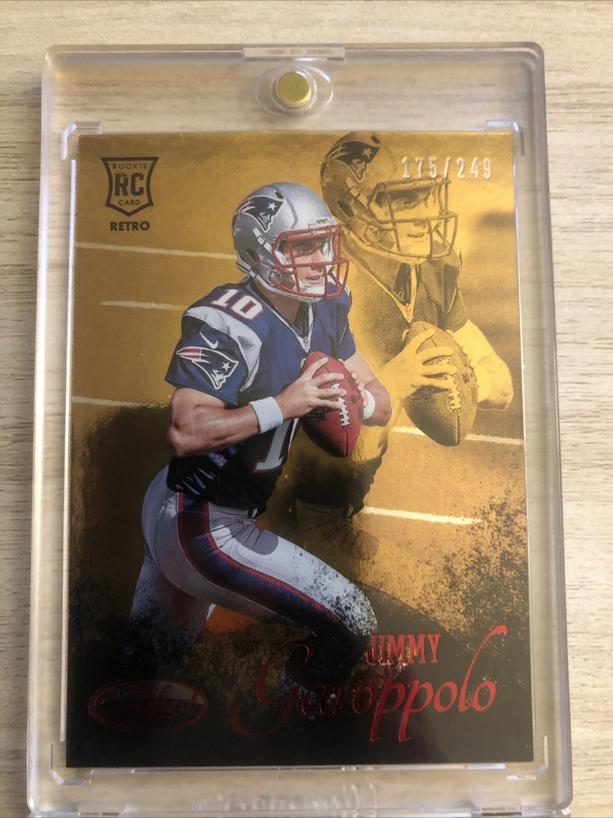 Jimmy Garoppolo Panini Certified Rookie Retro #RR6 Red