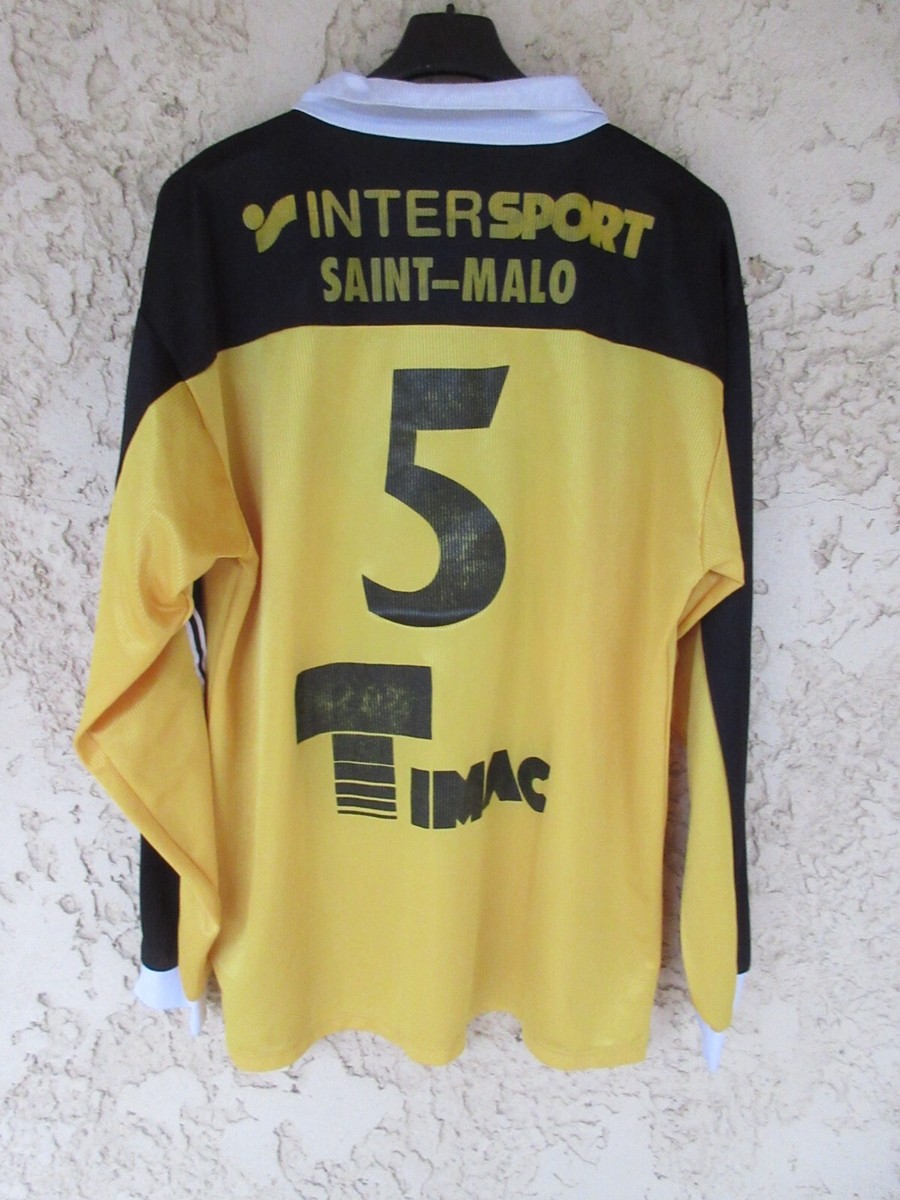 Maillot De Football Vintage SBV Uhlsport Années 90 - Taille XL - Manches Longues - Couleur Jaune - Occasion