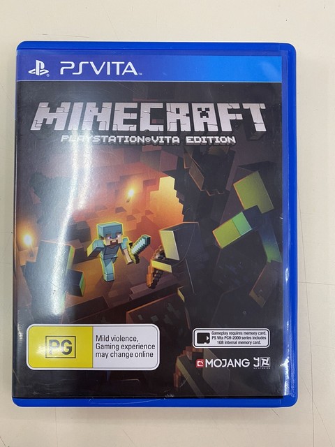 Minecraft Ps Vita Edition Playstation Vita 14 For Sale Online Ebay