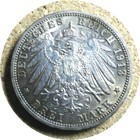 elf Germany Prussia 3 Mark 1913 A   Kaiser in Uniform  25th Year of Reign — photo 2
