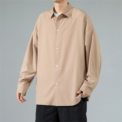 baggy sleeves dress shirt Amazon.com: VIPWOLF Men's Oversized Dress Shirts Button Down Long Sleeve  Casual Baggy Shirt Black Small : Clothing, Shoes & Jewelry
