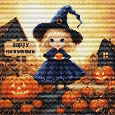 Happy Halloween ~ Kreuzstich Set ~ Luca S