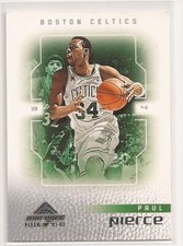 2001-02 Fleer Marquee Boston Celtics Basketball Card #74 Paul Pierce