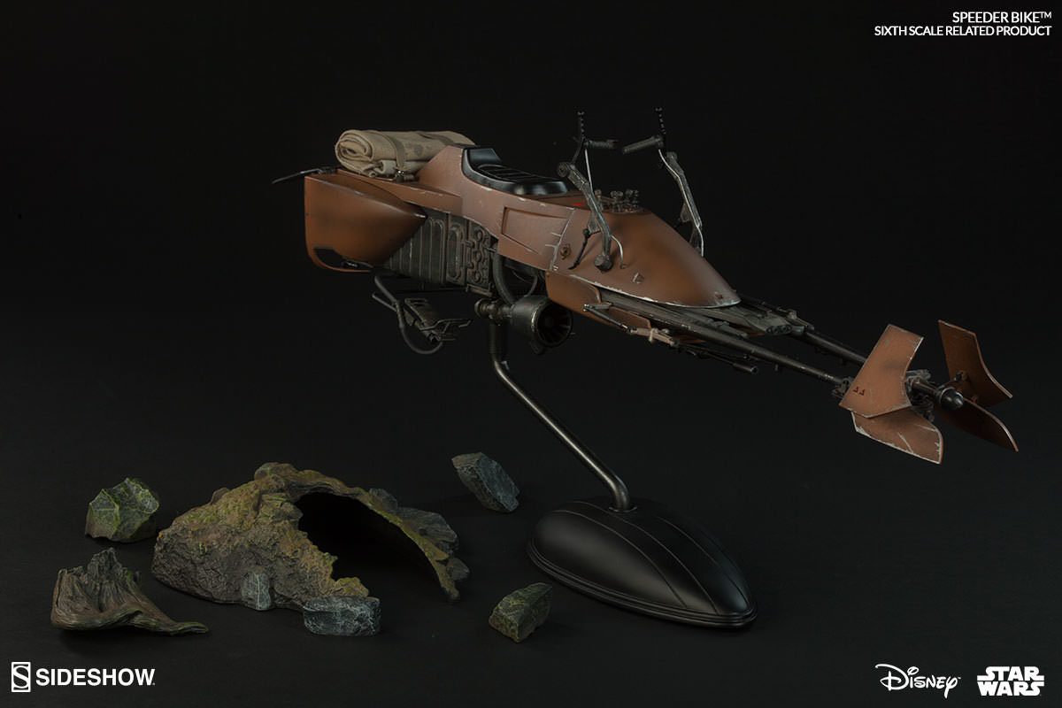Sideshow Star Wars 1/6 Scale Speeder Bike Collectibles (In