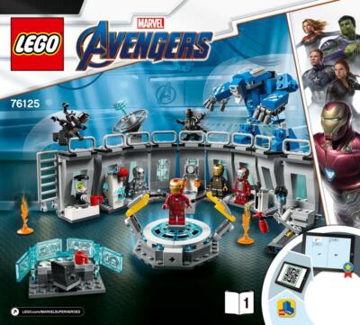 LEGO Super Heroes Avengers - Iron Man Hall of Armor 76125 - New (no Box)