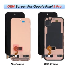 OEM For Google Pixel 9 Pro OLED Display Screen Assembly Replacement Black Frame