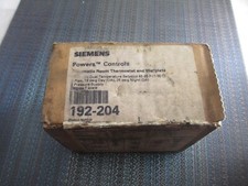 Siemens 192-204 Pneumatic Thermostat, Dual Temperature, Heating And Cooling NEW!