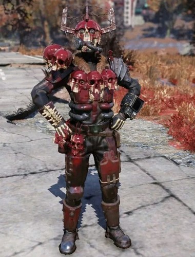 Fallout 76 Xbox One Rare Skull Lord Blood Eagle Set