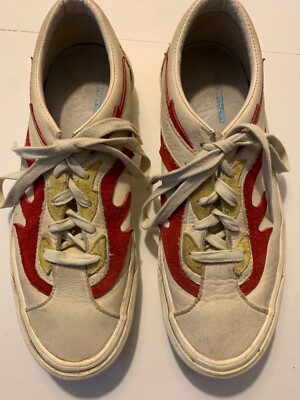 Vans Bold Ni Fit Flamethrower Sneakers Unisex Size US Men's 9 Women's 10.5 Skate