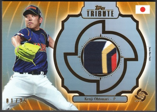 Kenji Ohtonari 2013 Topps Tribute WBC Prime Patches Orange /25 #WPP-KO RARE 🔥 - Picture 1 of 2