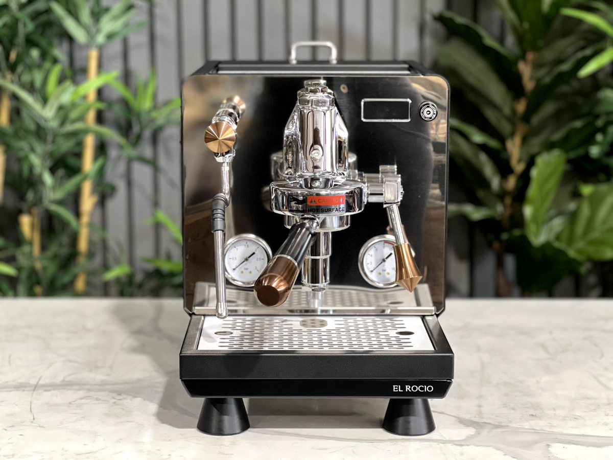 EL ROCIO MANUS S BY PESADO 1 GROUP ESPRESSO COFFEE MACHINE BRAND