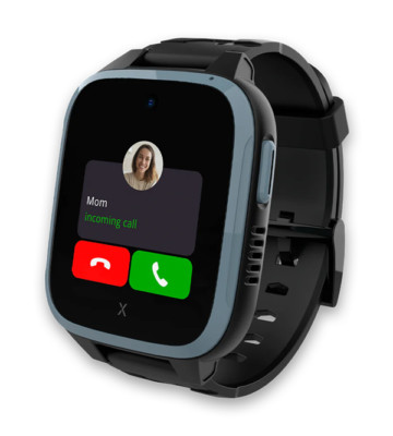 Xplora XG03 Kids' Smart Watch, Black -GPS, Voice Calls, SOS, Texts, Step Counter