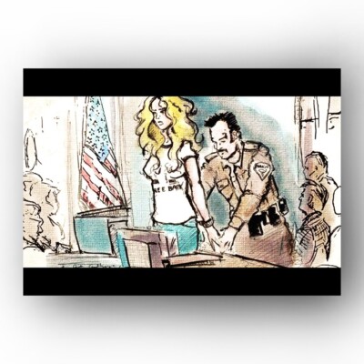 3 From Hell #4 Sketch Card Open Edition PaintOholic Signed