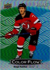 Dougie Hamilton 2024-25 Upper Deck UD Allure Color Flow Green-Blue Card #CFL-6