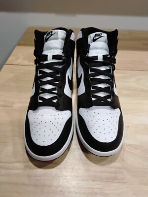 Size 10 - Nike Dunk High Black White