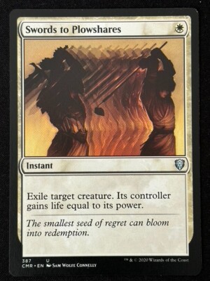 1x MTG Swords to Plowshares - Commander Legends (CMR) #387 - Magic