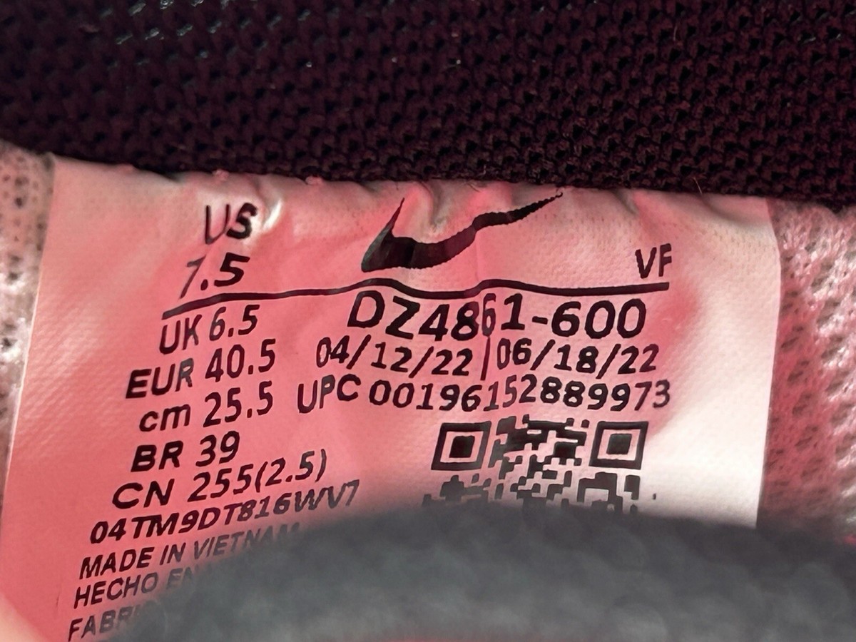 Nike Air AF1 Shoes Pink Gaze Black Swoosh men\'s 7.5 low‎ Top DZ4861-600 Nike Air Force 1 Low – DTLR main image 3