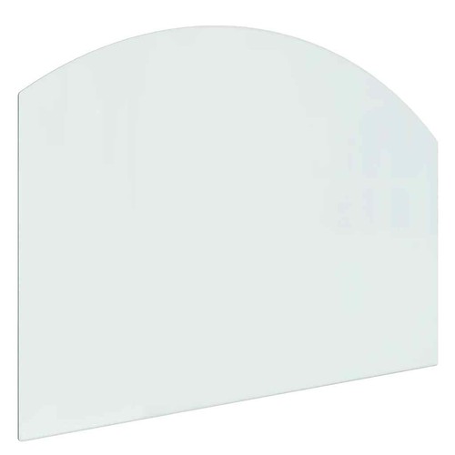 Fireplace Glass Plate 80x60cm Fire Wood Stove Floor Hearth Flooring Protection - Picture 2 of 10