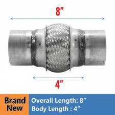 Exhaust pipe soft connection bellows muffler network 3" x 4" x 8" -RK7549