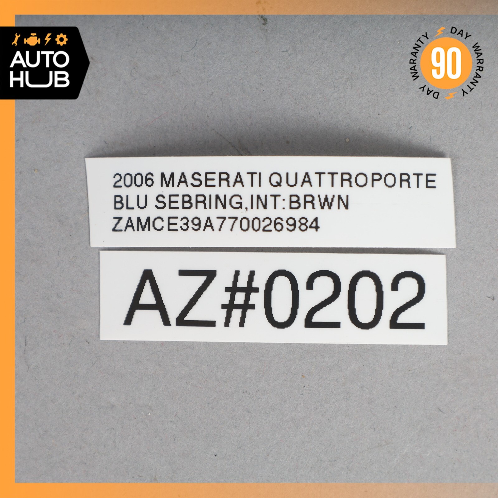03-13 Maserati Quattroporte M139 S GT S Hood Safety Catch Lock Latch OEM